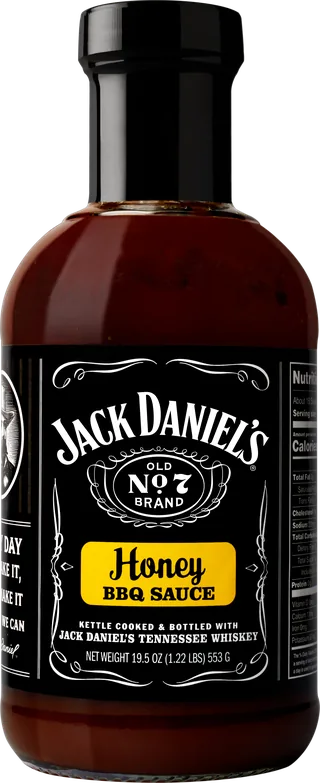Jack Daniel’s Honey BBQ sauce bottle