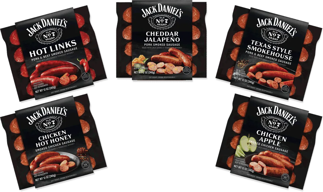 Jack Daniel’s smoked sausage packages
