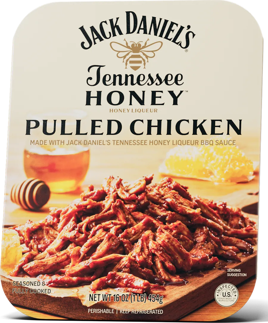 Jack Daniel’s Honey BBQ food packaging