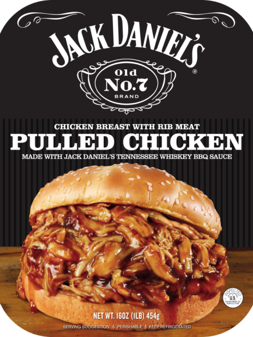 Packaging for Jack Daniel’s Pulled Chicken