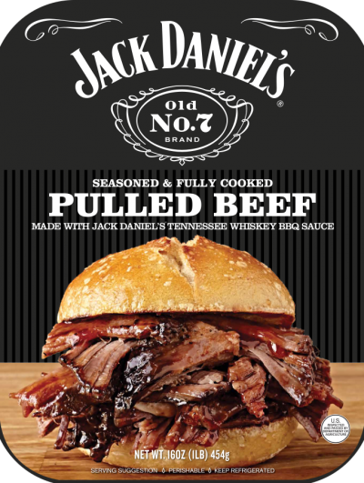 Packaging for Jack Daniel’s Pulled Beef